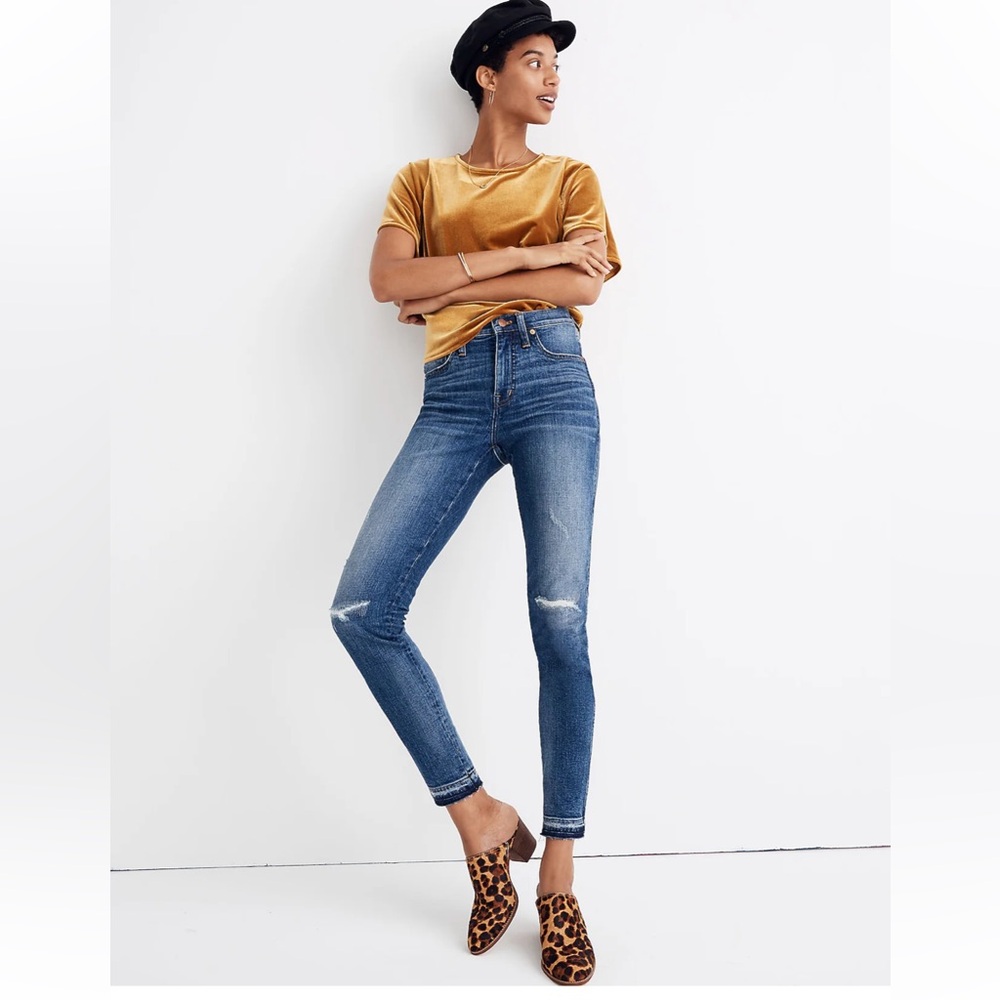 Madewell 9" High-Rise Skinny Jeans in York Wash